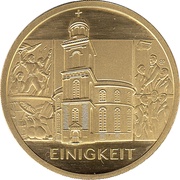 100 Euros Unity, Germany, 2020 reverse image