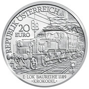 20 Euros The Electric Railway obverse image