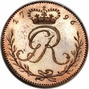 ¼ Ackey - George III Trial Strike obverse image