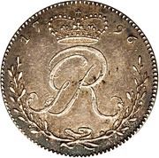 ¼ Ackey - George III obverse image