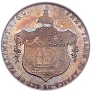 ½ Ackey - George III Trial Strike reverse image