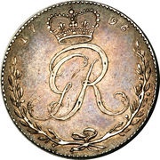 ½ Ackey - George III obverse image