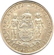 ½ Ackey - George III reverse image