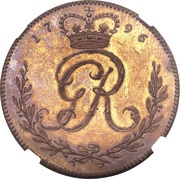 1 Ackey - George III obverse image