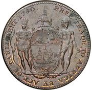 1 Ackey - George III Mule obverse image