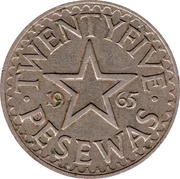25 Pesewas reverse image