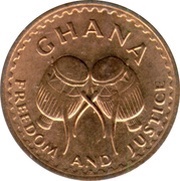 ½ Pesewa obverse image