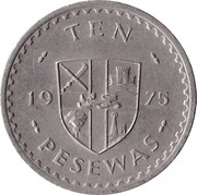 10 Pesewas reverse image