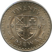 20 Pesewas reverse image