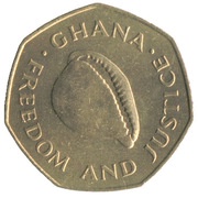 1 Cedi 7-sided, FAO obverse image