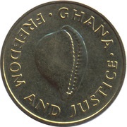 1 Cedi round obverse image