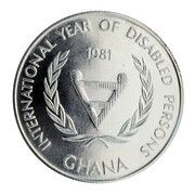 50 Cedis International Year of Disabled Persons obverse image