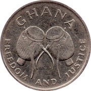 50 Cedis non-magnetic obverse image