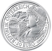 20 Euros Aguntum obverse image