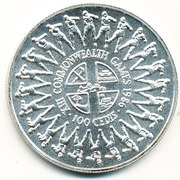100 Cedis Commonwealth Games, Ghana, 1986 reverse image