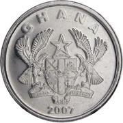 5 Pesewas, Ghana, 2007-2016 obverse image