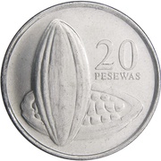20 Pesewas reverse image