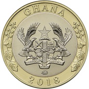 1 Cedi Year of the Dragon obverse image
