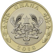 1 Cedi Year of the Pig obverse image