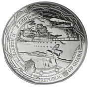 2 Cedis Battleship Bismarck obverse image