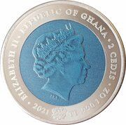 2 Cedis Albert Einstein obverse image