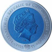 2 Cedis Johannes Gutenberg obverse image