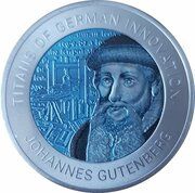 2 Cedis Johannes Gutenberg reverse image
