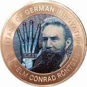 2 Cedis Wilhelm Conrad Röntgen, Ghana, 2021 reverse image