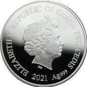 2 Cedis Love obverse image