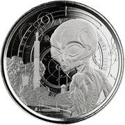 2 Cedis Alien reverse image