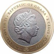 2 Cedis Gottlieb Daimler and Carl Benz obverse image