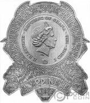 2 Cedis Odin obverse image