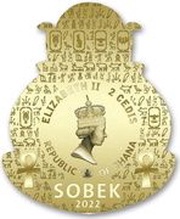 2 Cedis - Elizabeth II Sobek obverse image
