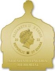 2 Cedis Lincoln Memorial obverse image
