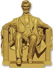 2 Cedis Lincoln Memorial reverse image