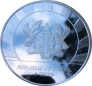 5 Cedis Mammoth obverse image
