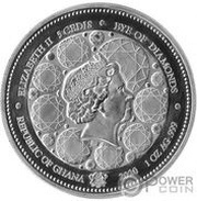 5 Cedis - Elizabeth II Eye of diamonds II obverse image