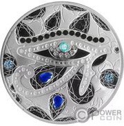 5 Cedis - Elizabeth II Eye of diamonds II, Ghana, 2020 reverse image