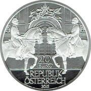 20 Euro Spanish Riding School Vienna obverse image