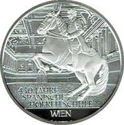 20 Euro Spanish Riding School Vienna reverse image