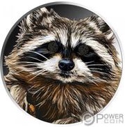 5 Cedis - Elizabeth II Diamond Raccoon, Ghana, 2020 reverse image