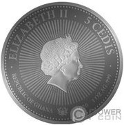 5 Cedis - Elizabeth II Diamond Rat obverse image