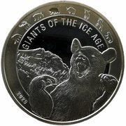 5 Cedis Cave Bear, Ghana, 2020 reverse image