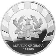 5 Cedis Aurochs obverse image