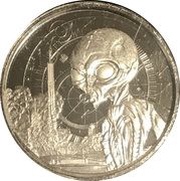 5 Cedis Alien, Ghana, 2021 reverse image