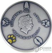 5 Cedis - Elizabeth II Lynx obverse image