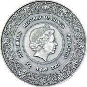 5 Cedis Eir obverse image