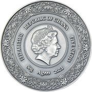 5 Cedis Ziva obverse image