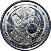 5 Cedis Alien, Ghana, 2022 reverse image