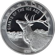 5 Cedis Reindeer, Ghana, 2022 reverse image